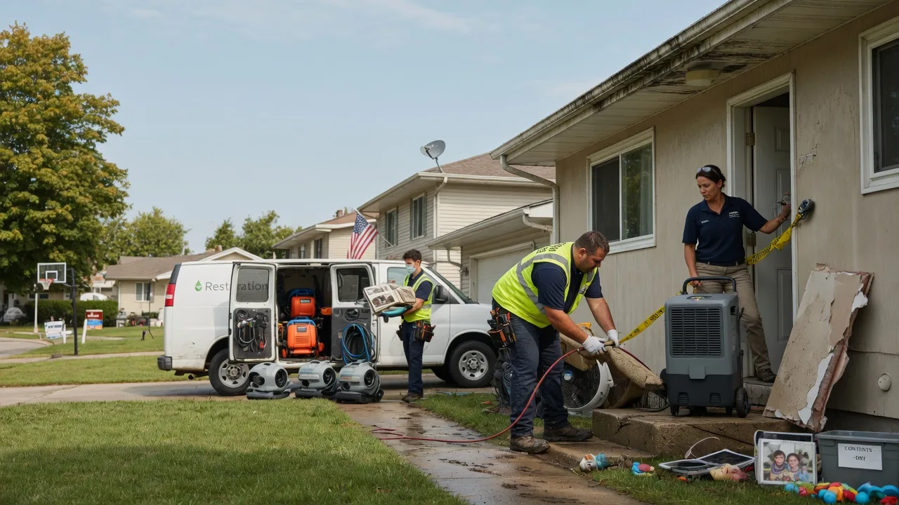 Water Damage Restoration in Young America, IN near me